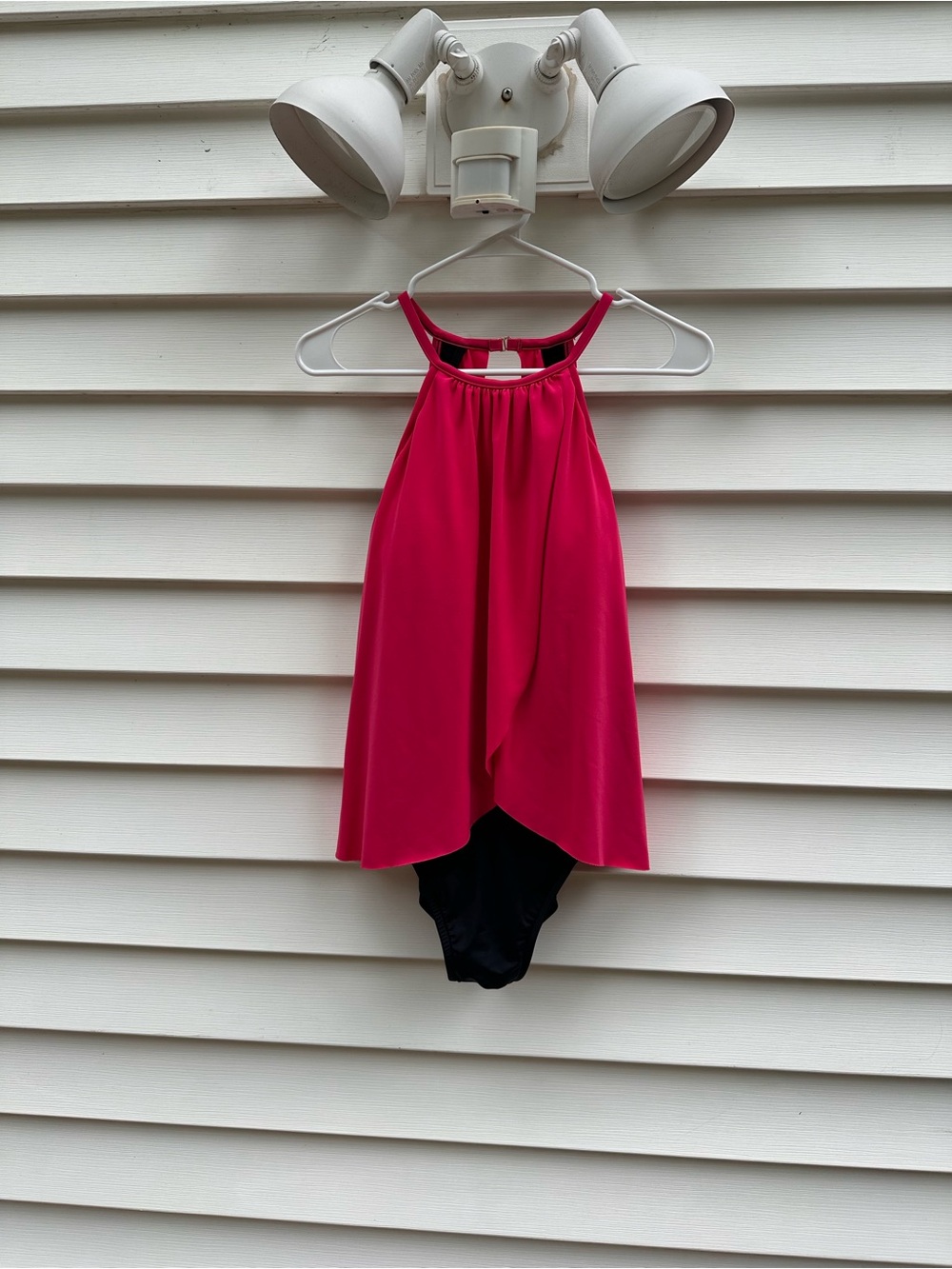 Magicsuit Hot Pink & Black High-Neck One-Piece